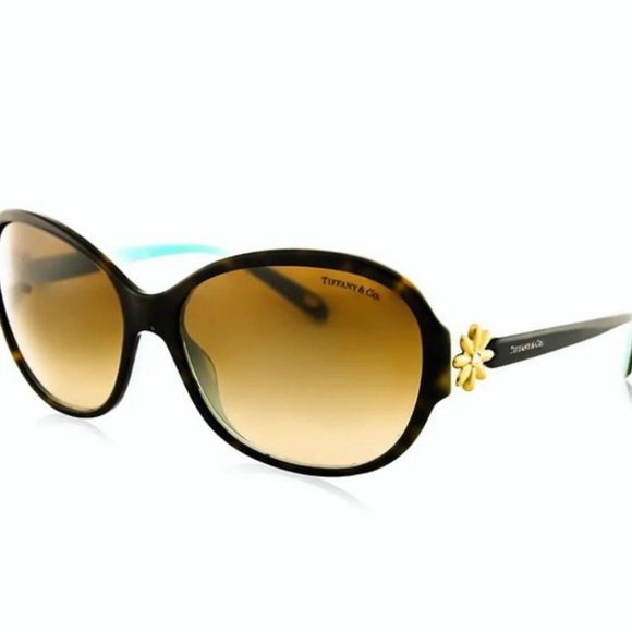 Tiffany & Co. Havana Brown Sunglasses - Picture 2 of 8